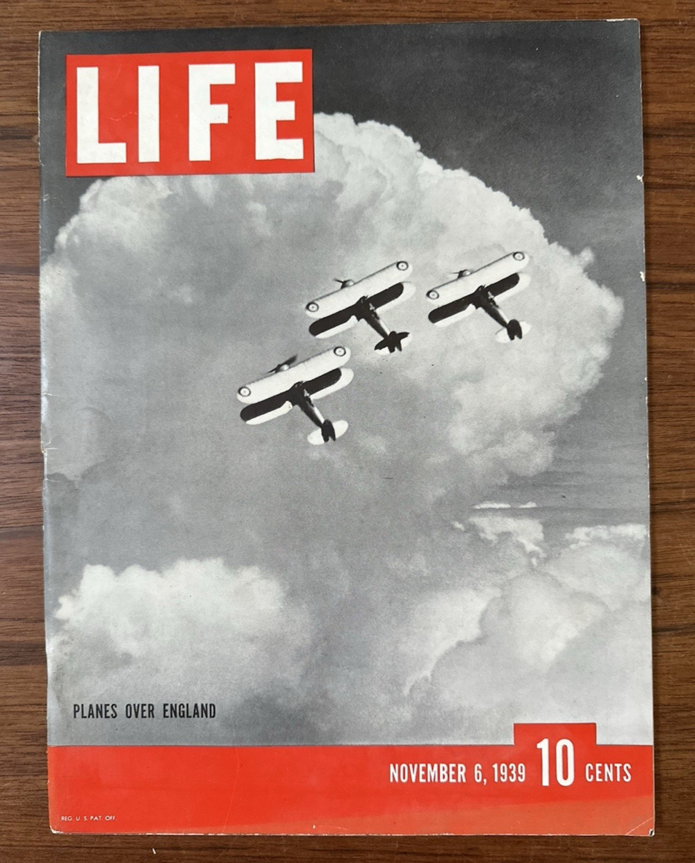 Life Magazine November 6, 1939 Planes Over England